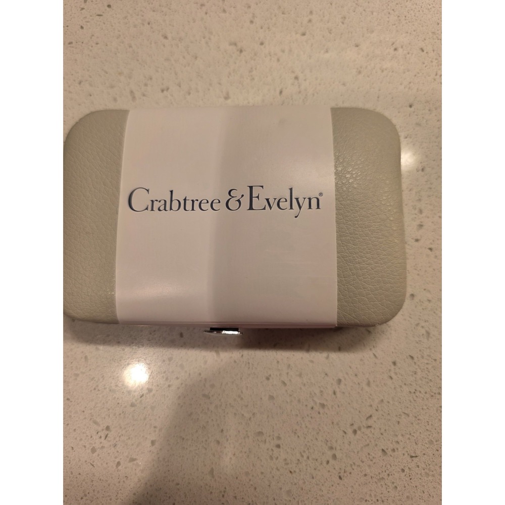 Crabtree And Evelyn Compact Manicure & Pedicure Tool Kit Manual Snap Case